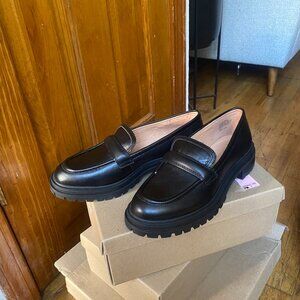 Madewell Black Platform Loafers BRAND NEW unworn